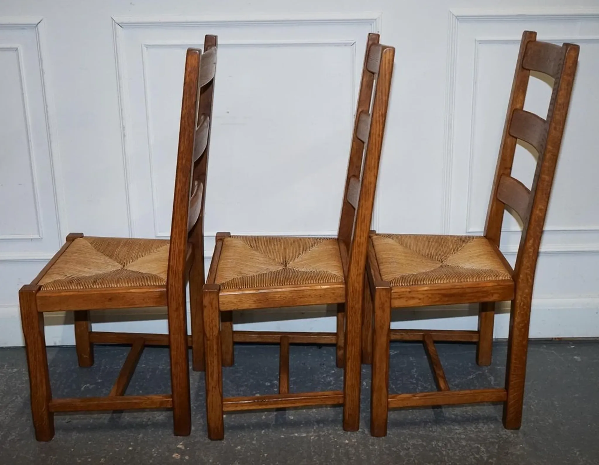 Vintage Dining Chairs, France, 1950s, Set of 6