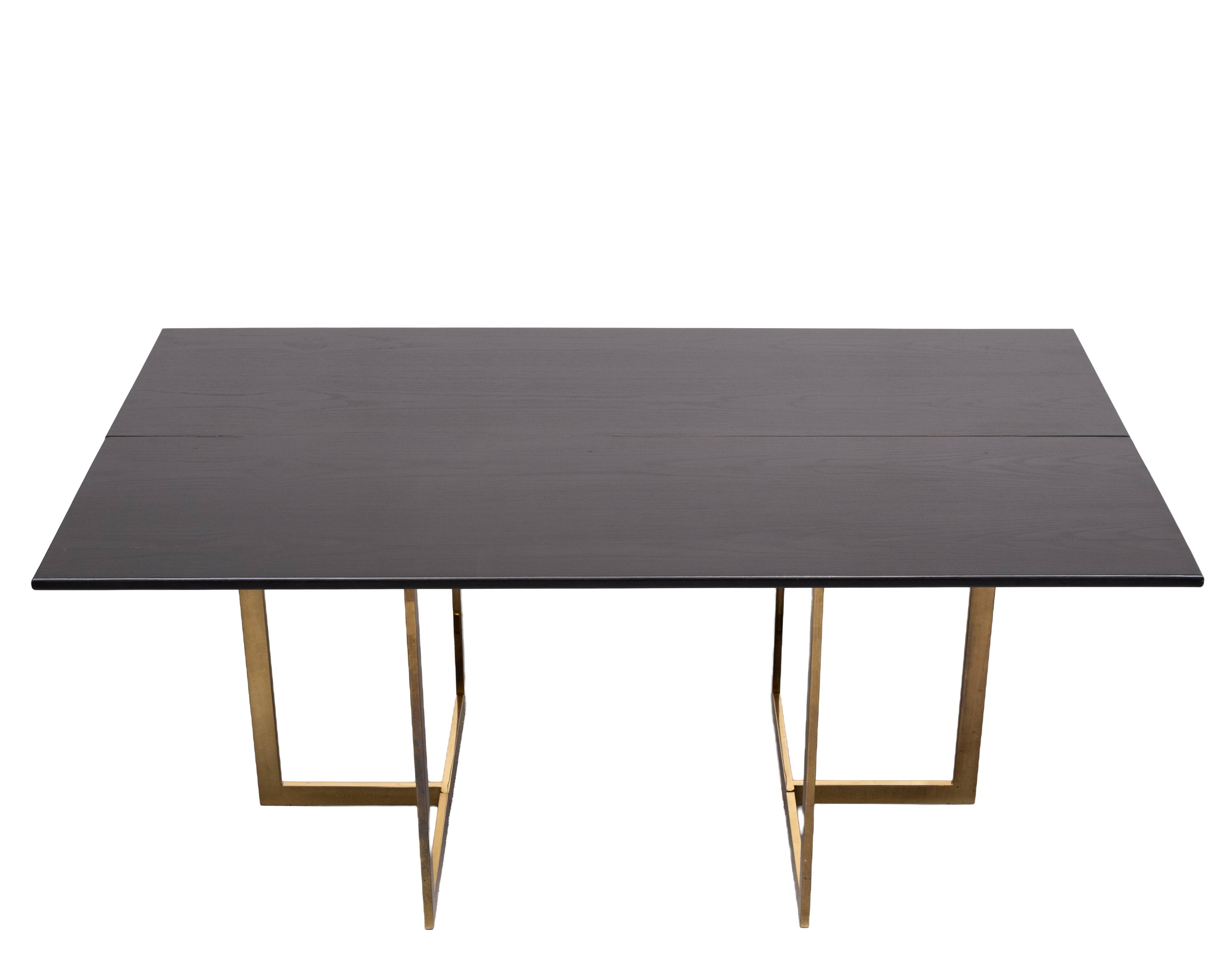 Modular folding out console table, 1970 Italy