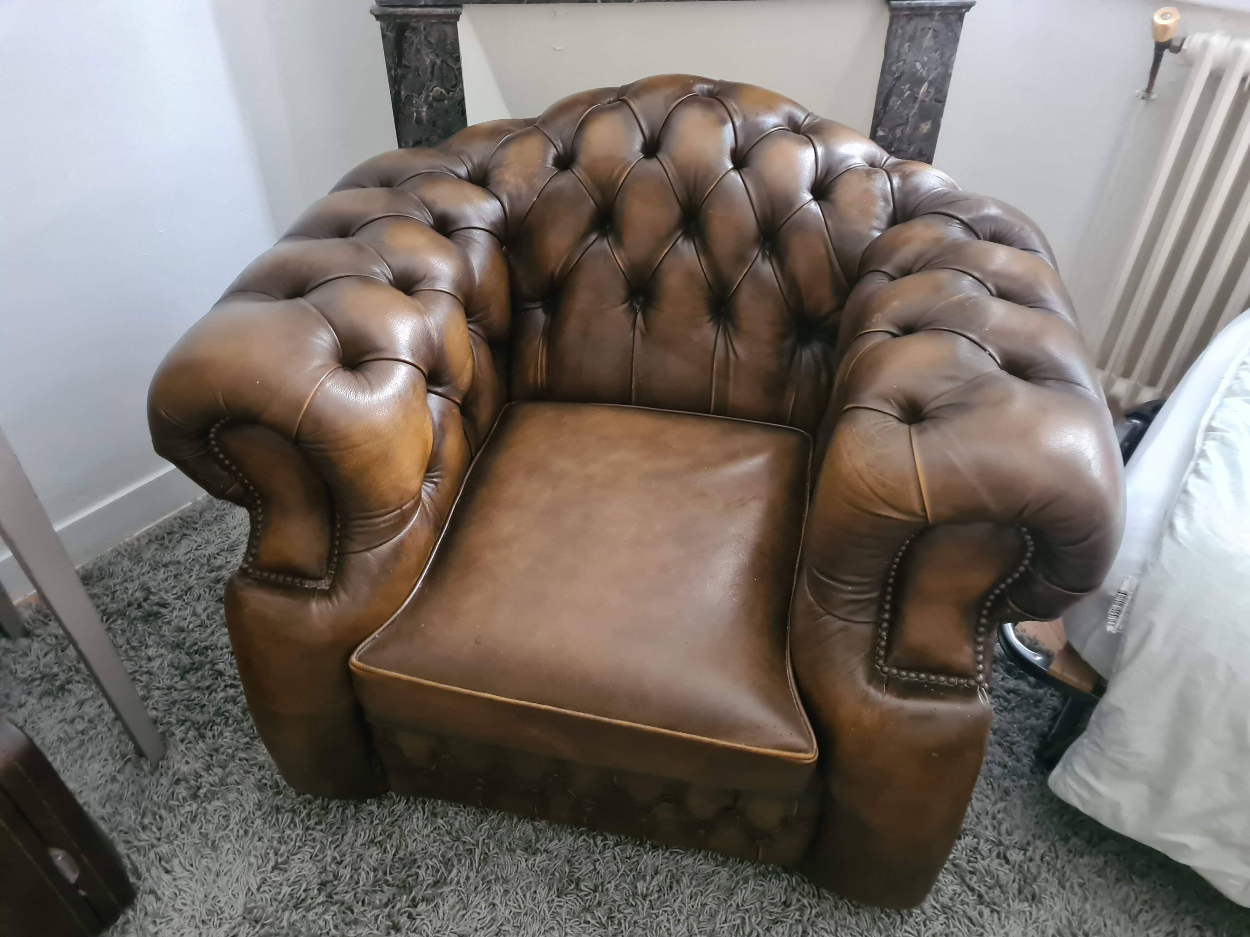 Chesterfield "Club" Leather Armchair
