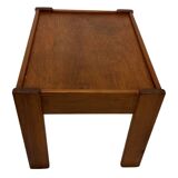 Vintage set of 3 side tables nesting pine wood 60s