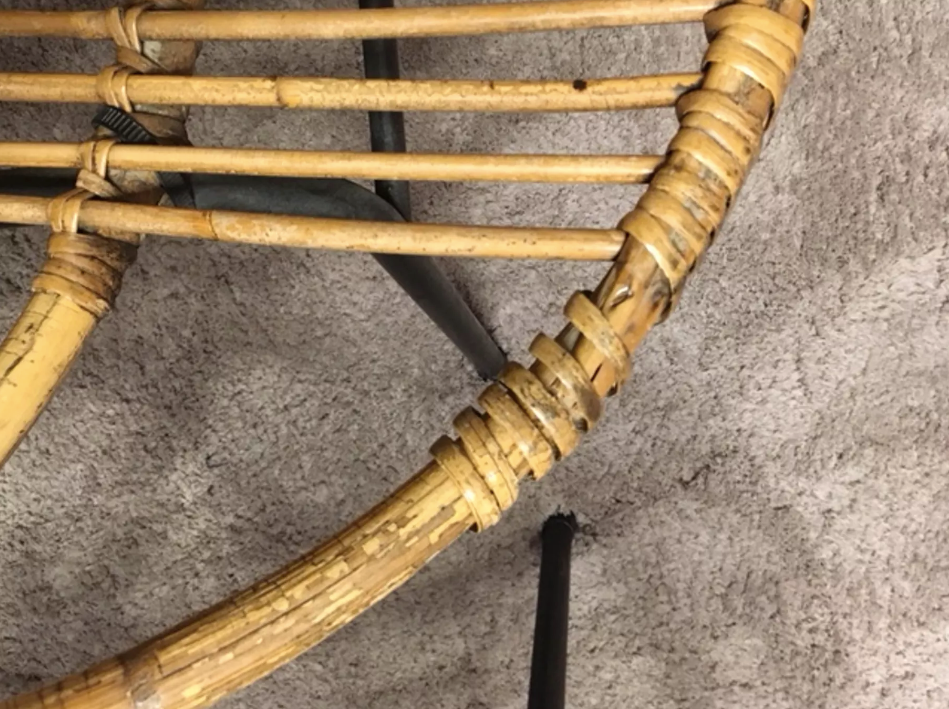 Pair of rattan chairs