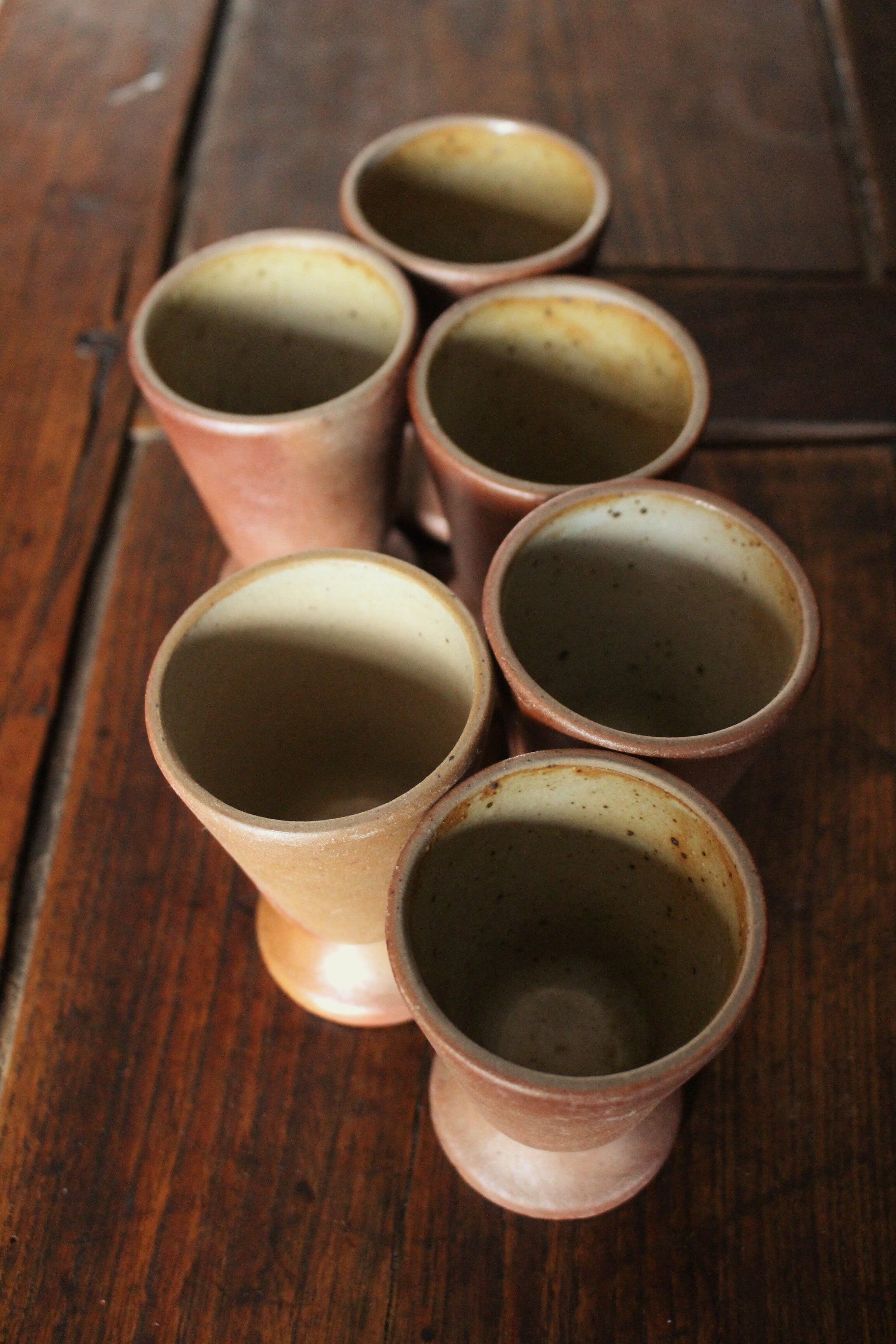 Lot 6 mazagrans vintage sandstone