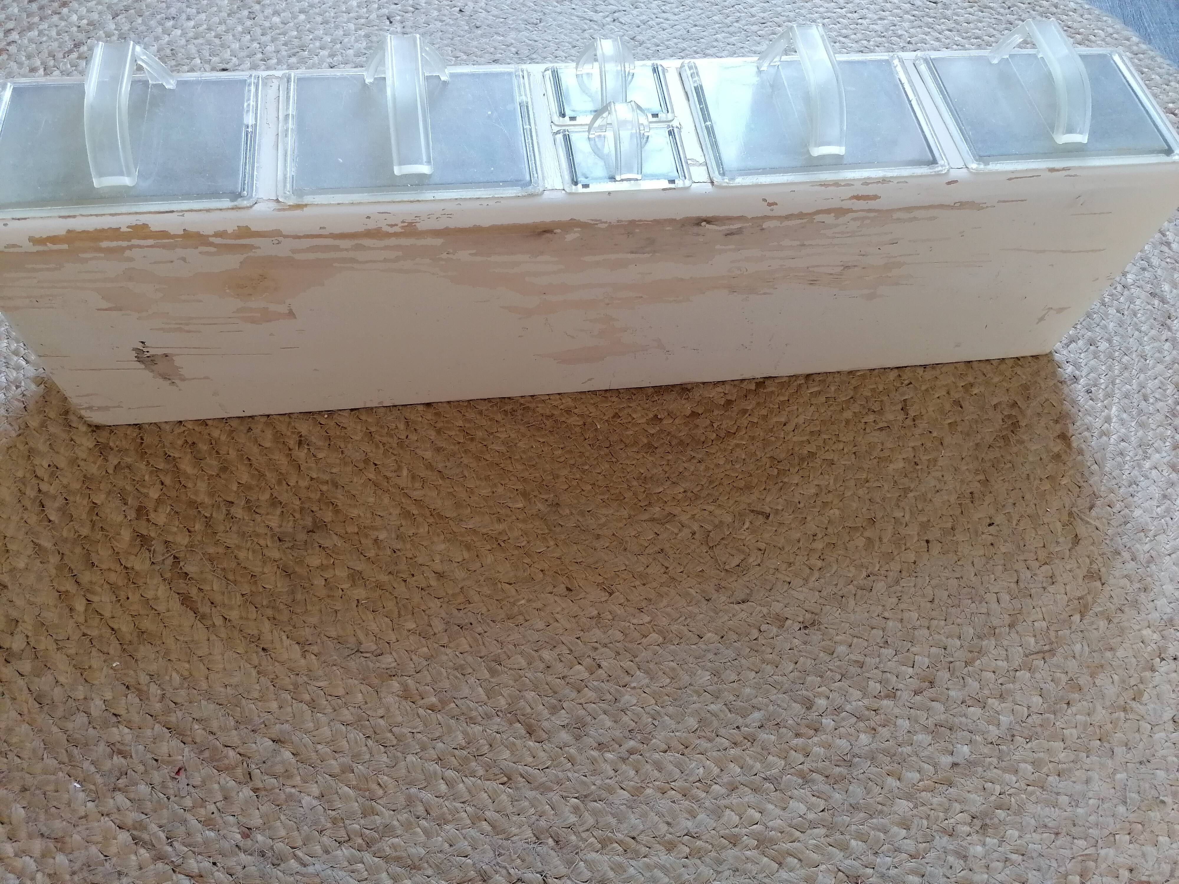 Storage with drawers to lay or fix "Plexibronze"