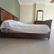 Pair of antique solid wood beds - 1900 style / Country chic