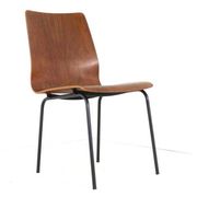 Friso Kramer for Auping Euroika plywood chair | set of 2