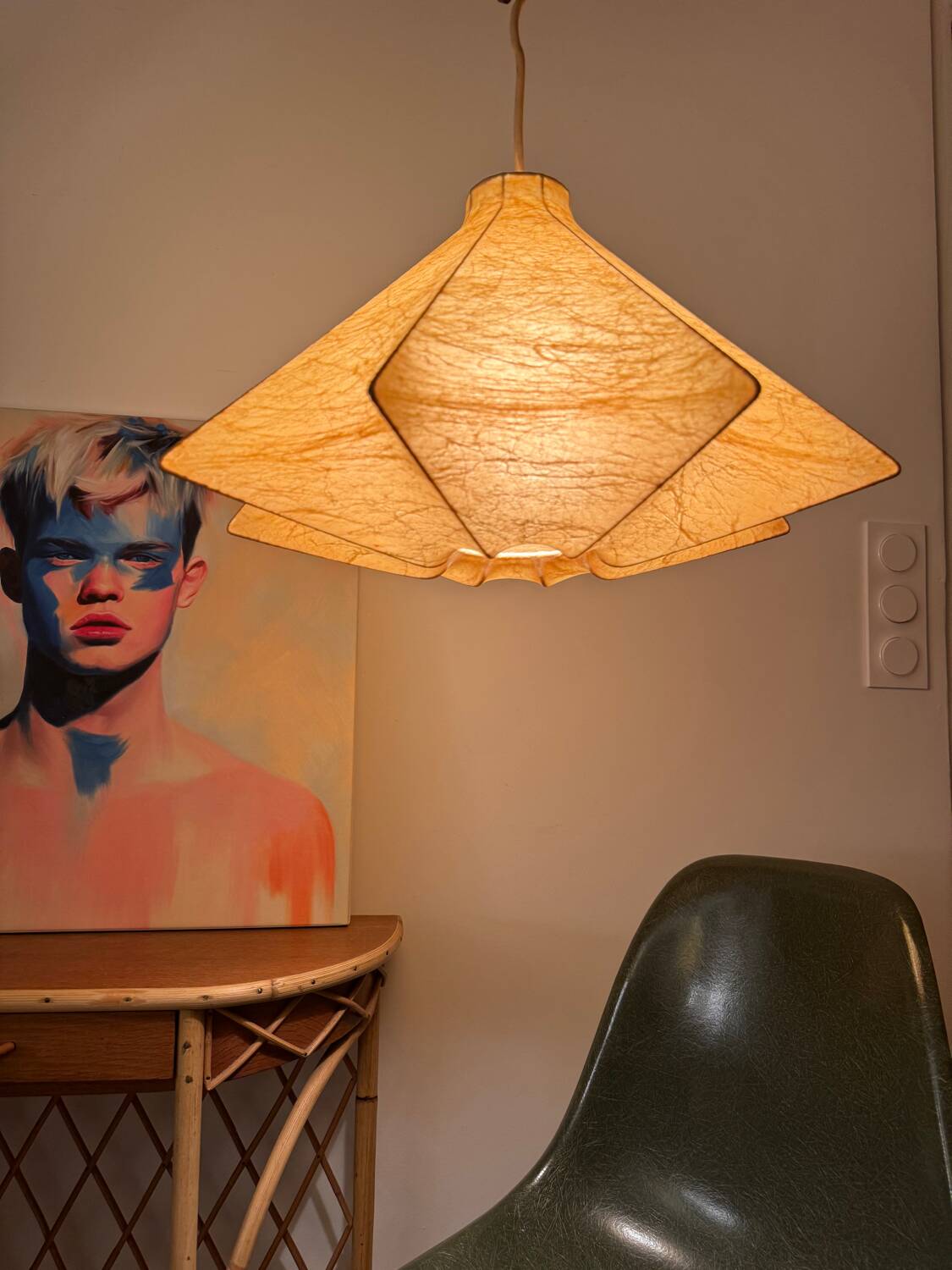 Suspension cocoon in fibreglass, 60s