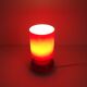Red glass mushroom lamp IKEA from the 90s.