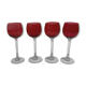 White wine glasses