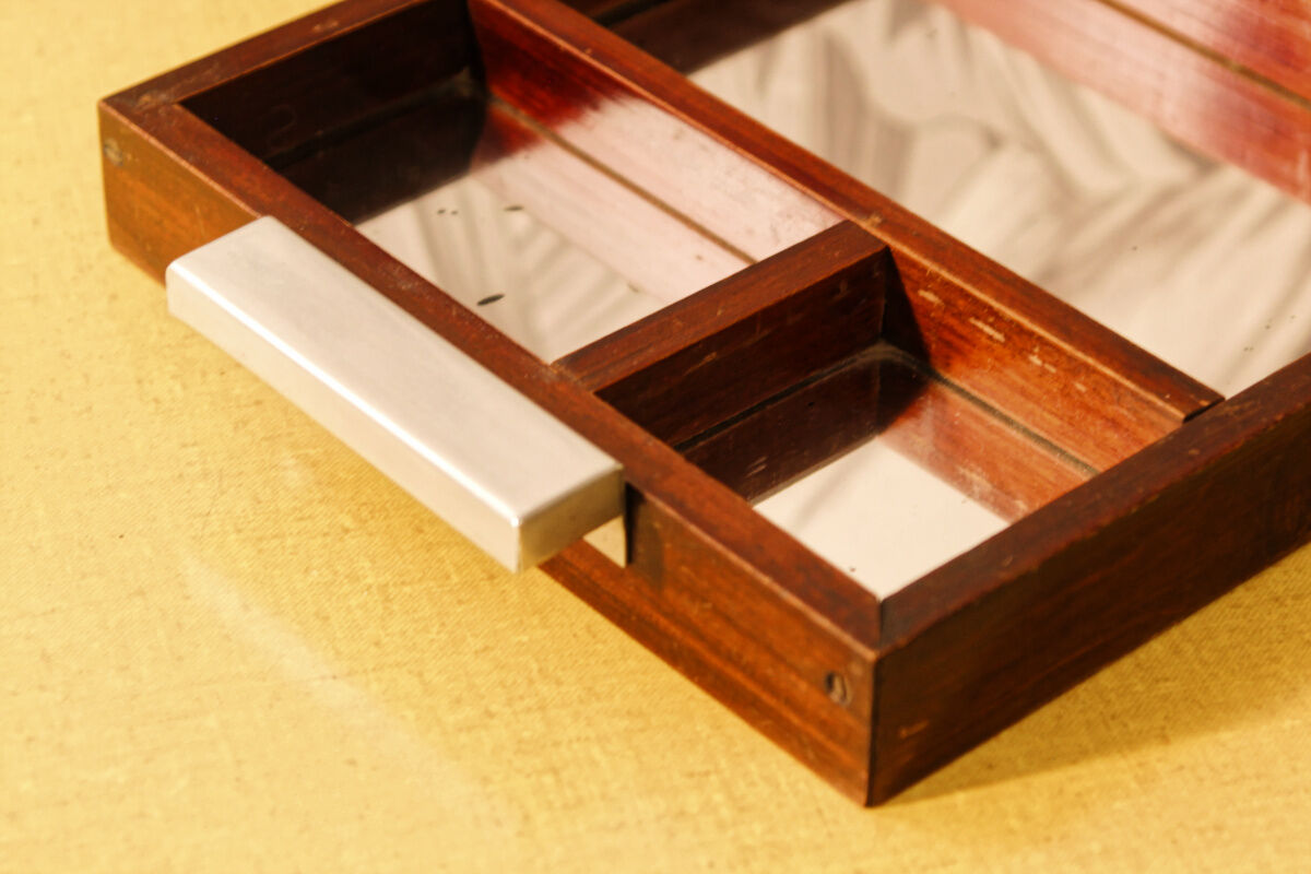 Mahogany smoking kit, 50s