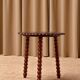 Table d'appoint tripode victorienne antique en chêne, XIXe siècle