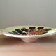 Old plate in ceramic (barbotine pottery) signed vallauris