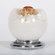 Set de 2 lampes de bureau en verre de Murano de Mazzega 1970