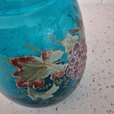 Antique enamelled decanter