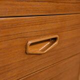 Mid-Century Freestanding Teak Desk, Denmark, 1960s