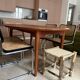 Extendable dining table in cherry wood, Søren Nissen & Ebbe Gehl, Denmark