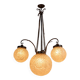 According to Muller: Art Deco chandelier with four lights.