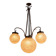 According to Muller: Art Deco chandelier with four lights.