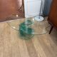 Table basse en verre, France, circa 1980