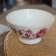 Bol sur pied fleur rouge Digoin Sarreguemines