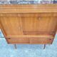 Vintage teak secretary, bar cabinet, sideboard, desk.