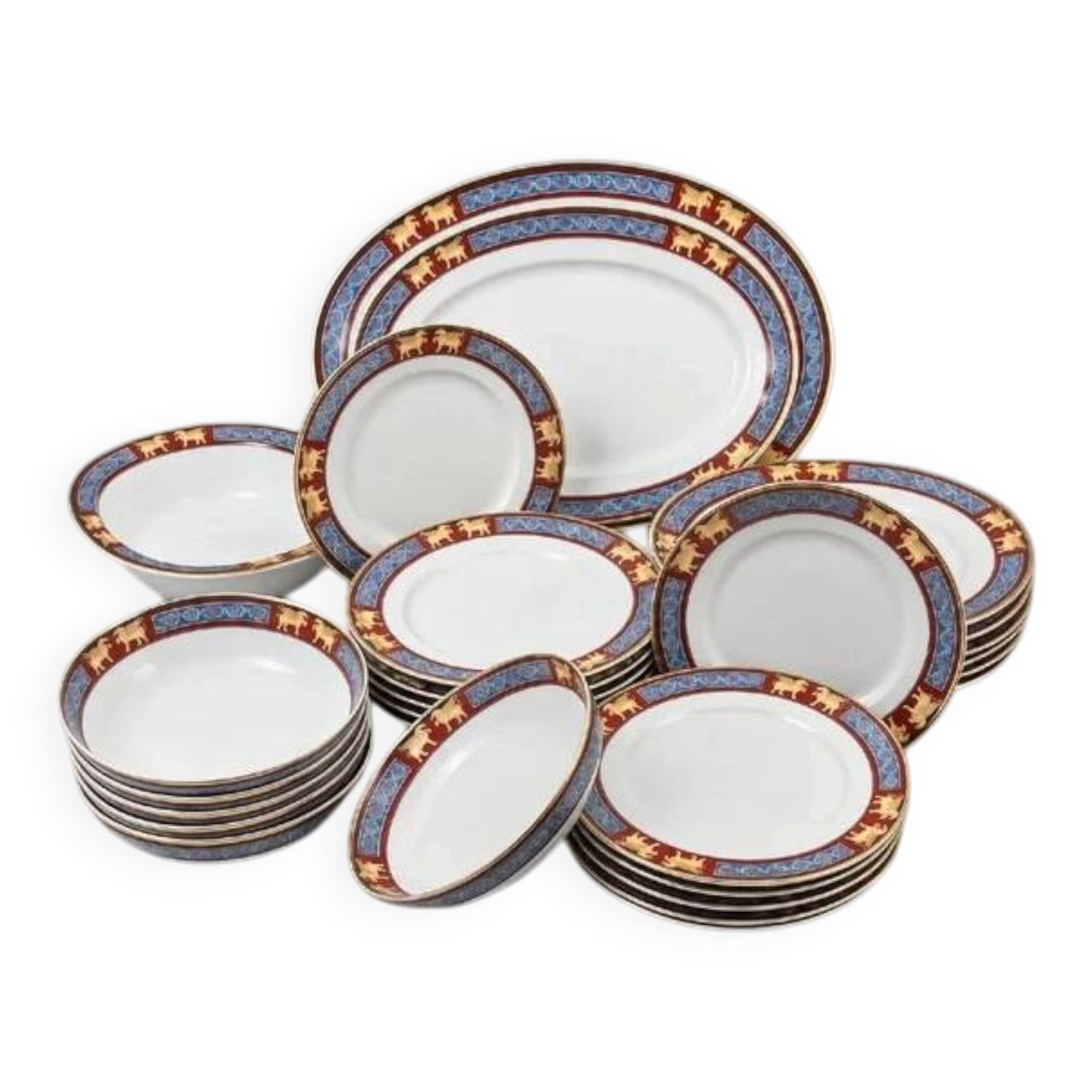 Raynaud Limoges Service de table Pégase pour 6