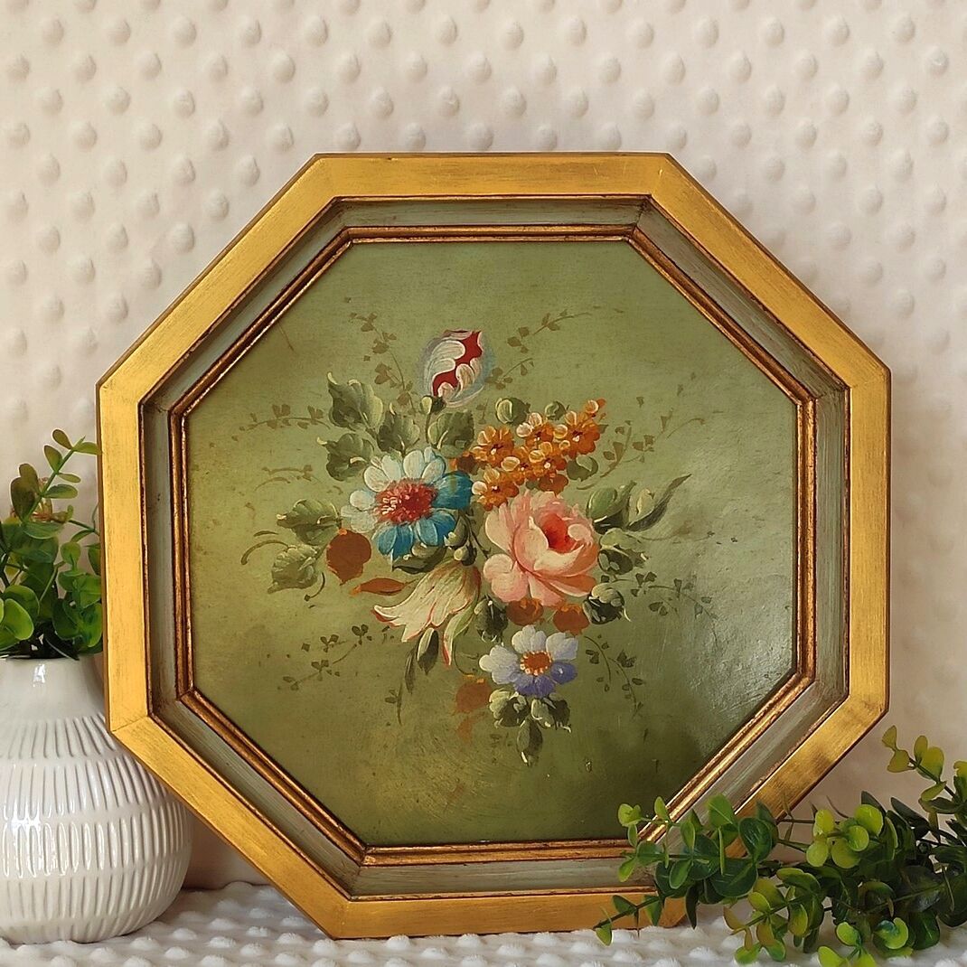 Romantic painting on wood