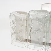Lustre en verre par Doria, Allemagne années 1960