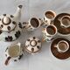Ensemble à café Kimono de Boch Belgium 14 pièces