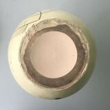 20th century gold painted ceramic art deco vase