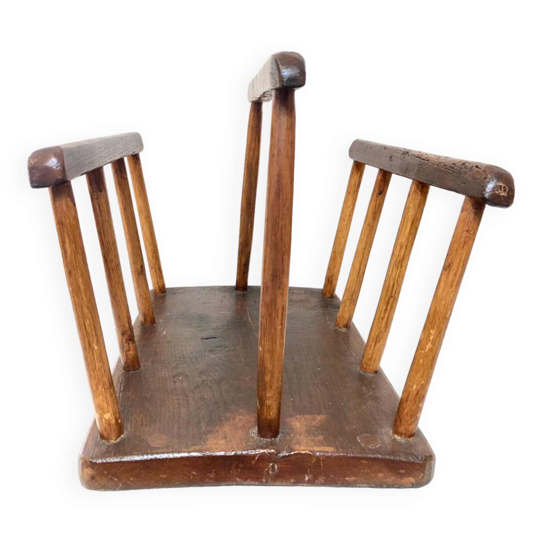 Brutalist magazine rack, 1970