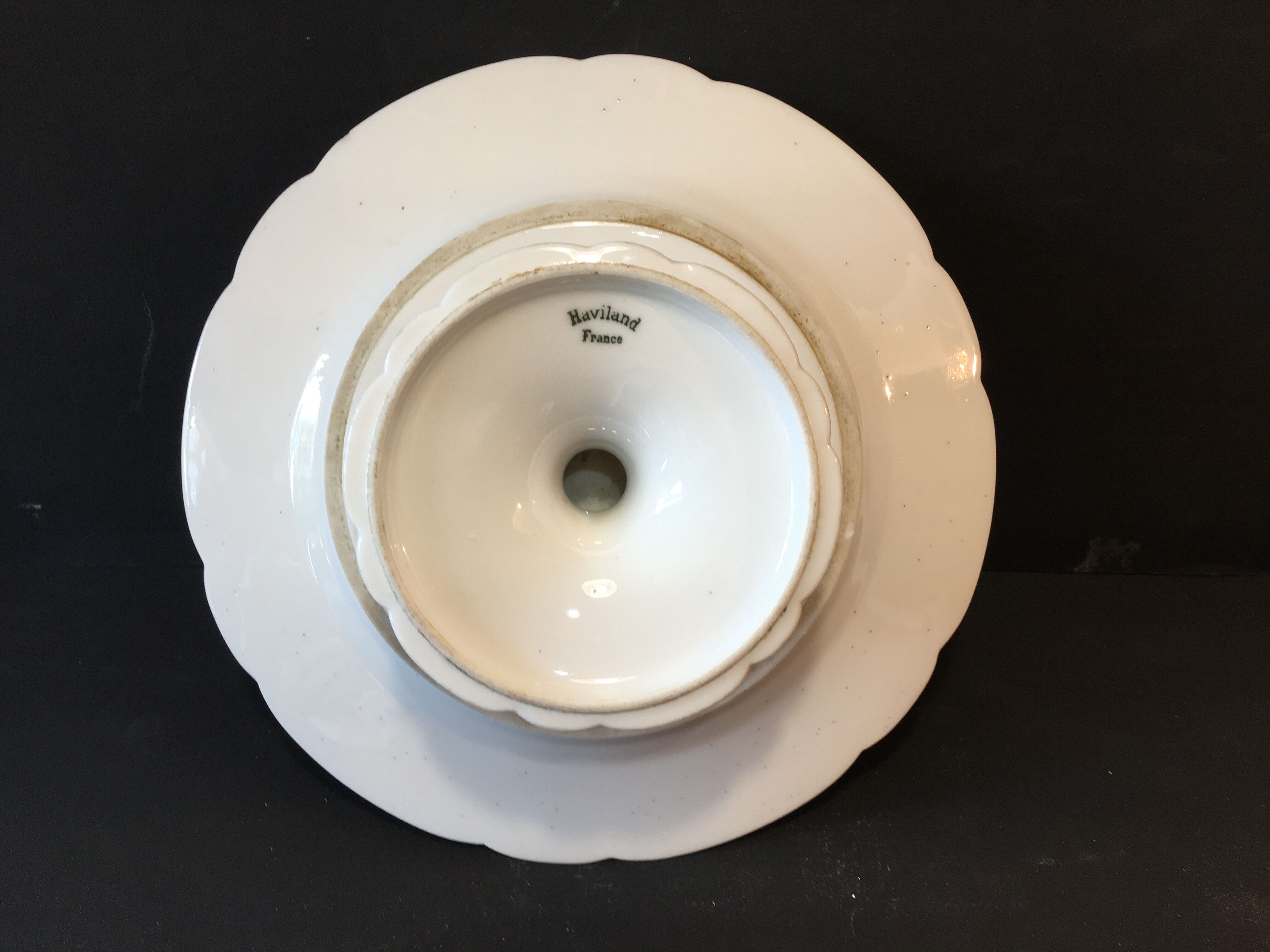 Limoges haviland porcelain presentation plate 1892