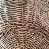 Vintage wicker log basket