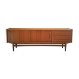 Scandinavian teak and teak veneer sideboard