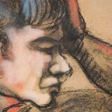 Expressionniste allemand - Suiveur - Esquisse de vie d'une dame