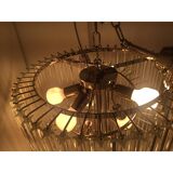 Murano Glass Sputnik Quadriedro Spyral Italian Chandelier
