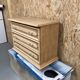 Commode bois brut