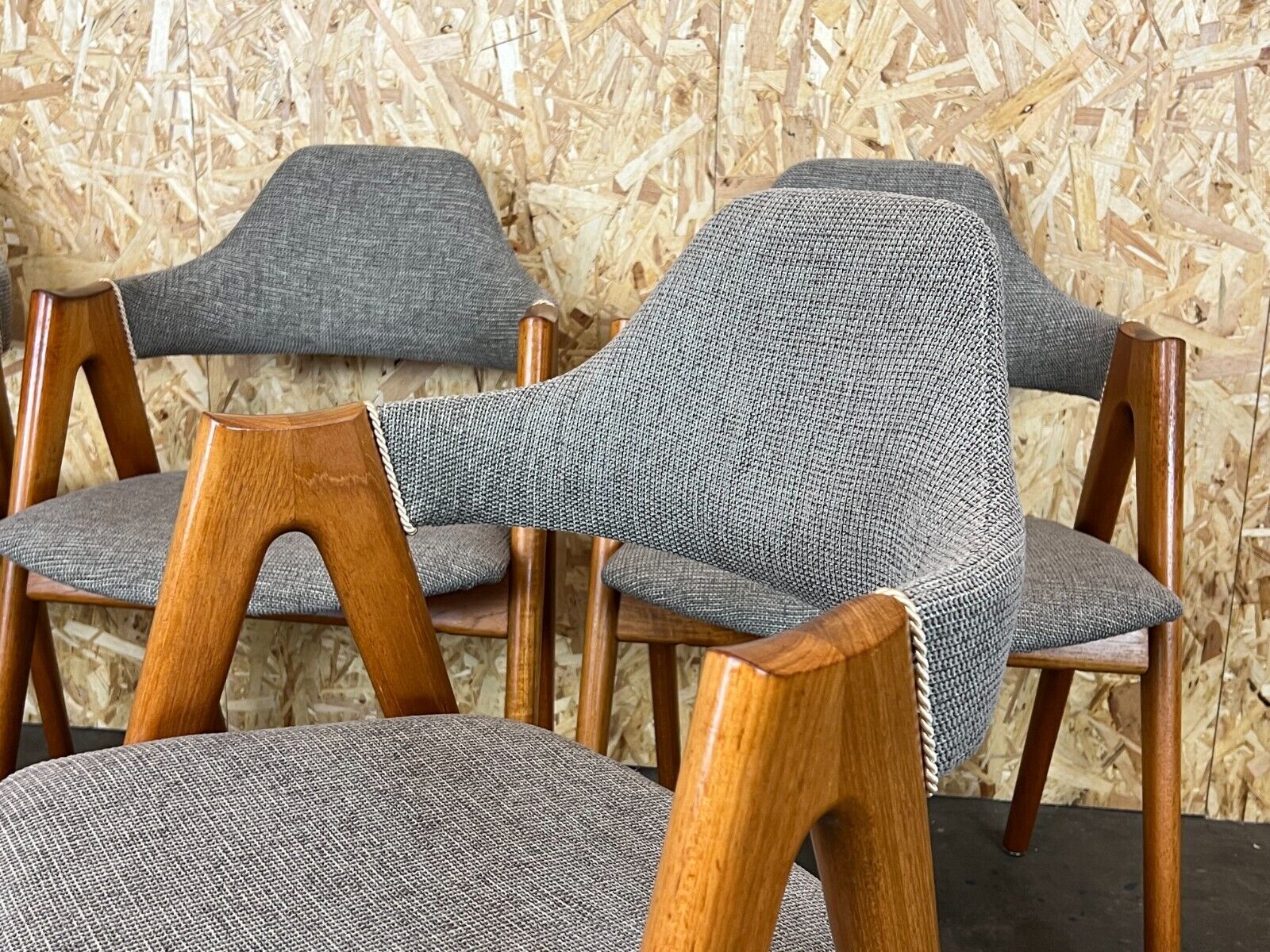 Set of 4 teak chairs by Kai Kristiansen for Sva Møbler Danish Design 60s 70s