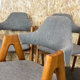 Set of 4 teak chairs by Kai Kristiansen for Sva Møbler Danish Design 60s 70s