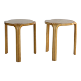 Model X600 Fan Leg Stools by Alvar Aalto for Artek, 1960s