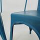 Pair of Tolix Chairs in blue metal by Xavier Pauchard