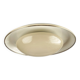 Metal and glass ceiling light in mid-century style, 1960s.