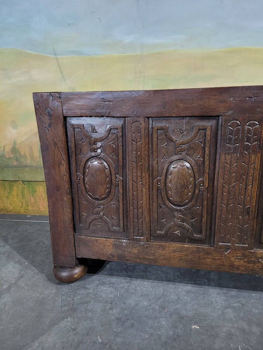 Jardinière en chêne et zinc