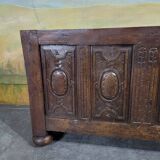 Jardinière en chêne et zinc