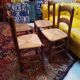 4 chaises anciennes