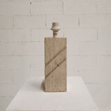 Travertine table lamp, 1970