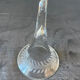 Carved wooden bear vase with black forest crystal soliflore Sallanches 19th century