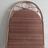 Vintage bamboo mirror 50x72cm