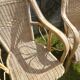 Rattan armchair duo