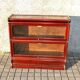Mahogany glass-fronted bookcase THE GLOBE WERNICKE LONDON 1900, a piece of furniture