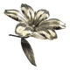 Metal ashtray in the shape of a flower, Sharp 1960s.